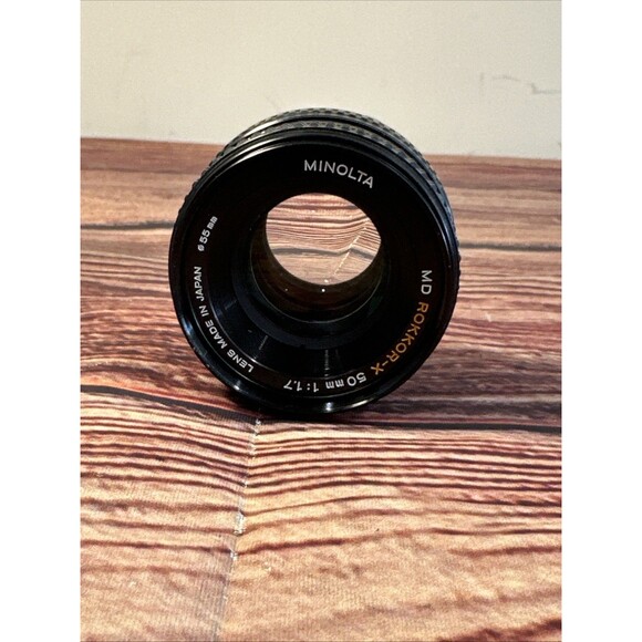 Minolta MD Rokkor-X 50 mm f/1.7 Manual Focus Lens - Made In Japan